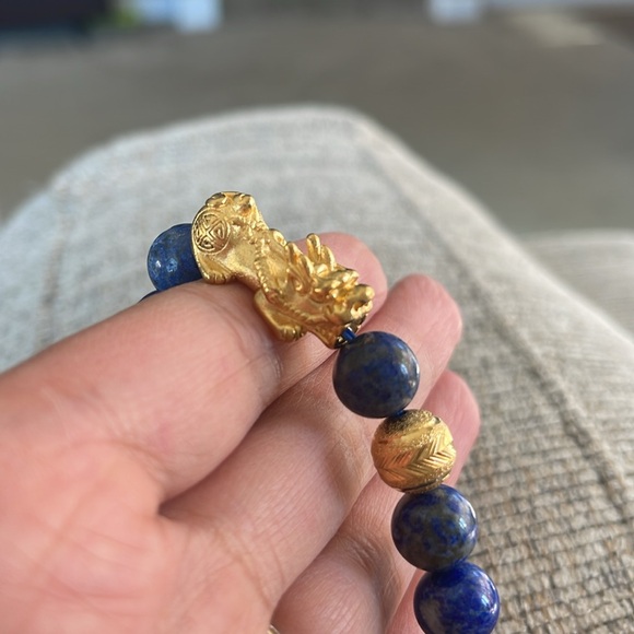 Lapis Lazuli Piyao bracelet - Picture 2 of 4